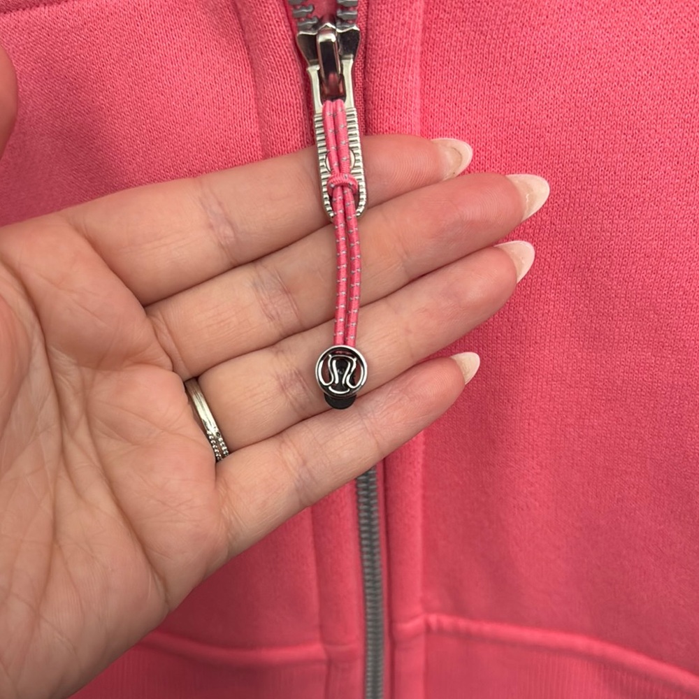 Lululemon Athletica Pink Scuba Oversized Full Zip Hoodie - Picture 6 of 8